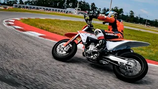 Trying out the new 2023 KTM 450 SMR Supermoto