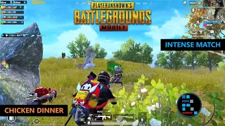 PUBG MOBILE | AMAZING SQUAD WIPES & INTENSE FIGHT CHICKEN DINNER