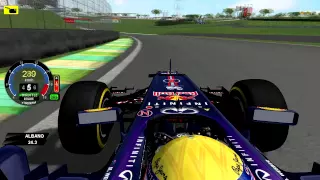 rFactor F1 2013 Mark Webber Brazil