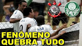 Corinthians x Palmeiras 2009 - Gol Ronaldo Derruba Alambrado