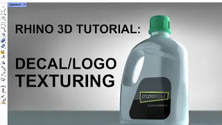 Rhino 3D Tutorial: Decal / Logo Texture Application