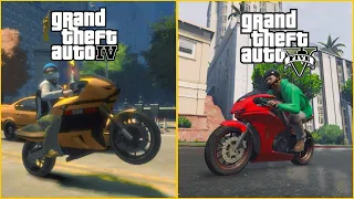 GTA IV vs GTA V - Ultimate Physics Comparison 🔥