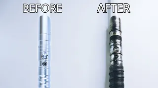HOW TO TURN YOUR $90 LIGHTSABER INTO A $500 LIGHTSABER (WEATHERING TUTORIAL)