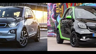 BMW i3 vs SMART EQ Forfour Crash Test