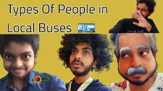 Types Of People in Local Buses ll Saihemanthworld