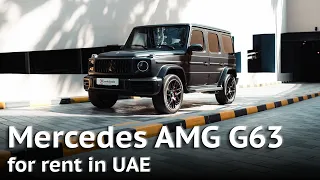 MERCEDES AMG G63 | Car Rental in Dubai (UAE)