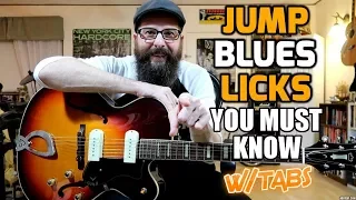 Essential Jump Blues Licks - You Must Know (w/tabs)