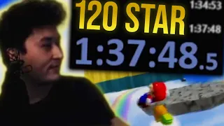 Super Mario 64 120 Star Speedrun in 1:37:48