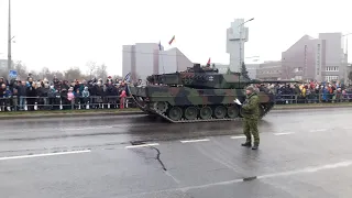 Military parade in Vilnius Lithuania, 2018...