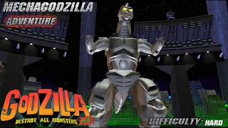 Godzilla Destroy All Monsters Melee: Mechagodzilla Adventure Mode (Hard) [GCN]