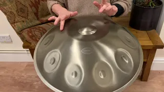 Creating a beat with a "travelling accent" & melody - part 3 (handpan tutorial)