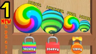 Blob Merge 3D | Noob vs Pro vs Hacker vs Down in blob merge 3d #1