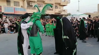 تشابيه استشهاد علي الأكبر وعبدالله الرضيع عليهم السلام الذي تنظمه هيئة مواكب الأمام القاسم ( ع)