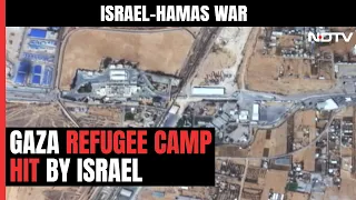 Israel Strikes Gaza Refugee Camp, Satellite Pics Show Widespread Devastation | Israel Hamas War