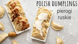 Vegan Pierogi Ruskie • polish dumplings • ReShape. • Polish Pierogi