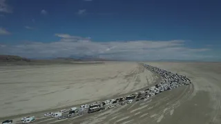 Thousands leaving Burning Man festival after flooding from heavy rain