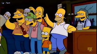 [I Simpson] Homer + Moes Tavern Patrons - Na Na Hey Hey Kiss Him Goodbye (Sub Ita)