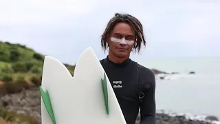 Surfing a fish in Aotearoa New Zealand