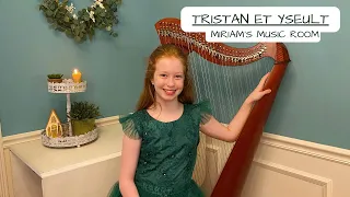 Tristan et Yseult (harp) 11-year-old harpist