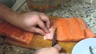 Как солить рыбу,семгу,форель ,лосось
