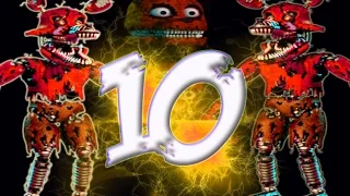 TOP 10 FACTS NIGHTMARE FOXY | Five Nights at Freddy's 4 TOP 10 NIGHTMARE FOXY FNAF4 Facts!!