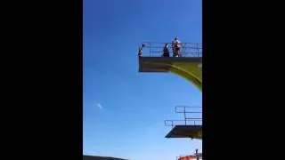 Bester Doppel Salto vom 10 Meter Turm im Oberwerth