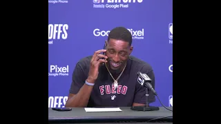 Bam Adebayo took the call from his mom during his postgame presser 😂