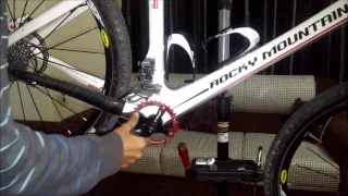 How to install single chainring on a mtb / 1x drivetrain conversion