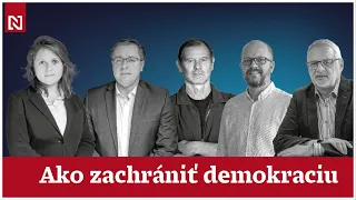 Leško, Vašečka, Šimečka, Kostolný v Prahe: Diskusia Ako zachrániť demokraciu