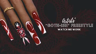 Watch Me Work: Freehand nail art | Tips for recreating inspo pics | Halloween & more!