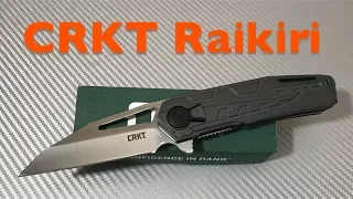 CRKT Raikiri 5040 Fieldstrip Linerlock Flipper Knife Dew Hara design