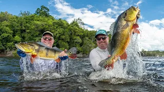 MOSTER Peacock Bass Fishing Adventures in Brazil.