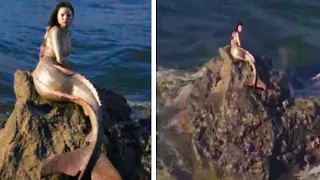 La Cámara del Dron de un Hombre Captó Algo ATERRADOR a la Orilla de la Playa...