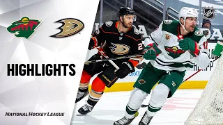 Wild @ Ducks 2/20/21 | NHL Highlights