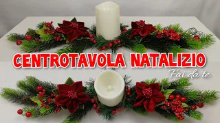 FAI DA TE DI NATALE: CENTROTAVOLA NATALIZIO FACILE ED ECONOMICO DA FARE IN 2 MINUTI