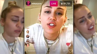 Miley Cyrus Reveals Hailey Bieber Can't Stop THINKING About Selena Gomez(IG LIVE)