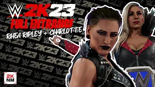 WWE 2K23: Rhea Ripley and Charlotte Flair's Full Entrances