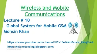 GSM Architecture in Wireless and Mobile Communication