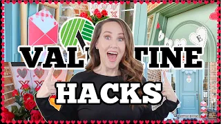 CLEVER Dollar Tree VALENTINE'S DAY HACKS