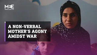 Deaf Palestinian woman describes her struggles during the war on Gaza
