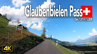 Glaubenbielen Pass, Switzerland 🇨🇭 Driving from Giswil via Panorama Strasse to Schüpfheim