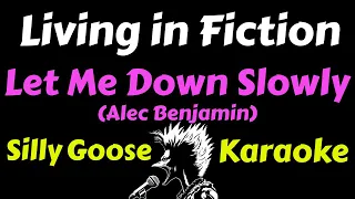 Alec Benjamin - Let Me Down Slowly (Rock Cover by Living in Fiction) (Karaoke) Lyrics Instrumental