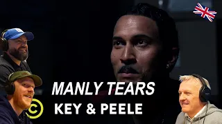 Key & Peele - Manly Tears REACTION!! | OFFICE BLOKES REACT!!