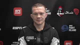UFC251: Petr Yan pre fight interview