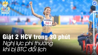 Cái tát cho BTC Sea Games 32 | Nguyễn Thị Oanh phi thường giành 2 HCV trong 30p khi bị BTC chèn ép