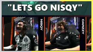 Carzzy Screaming in Voicecomms during Nisqy's crazy Penta