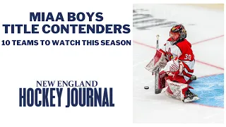 10 title contenders for MIAA boys hockey