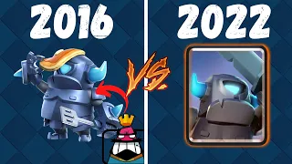mini PEKKA in 2016 vs now (Clash Royale MEME)
