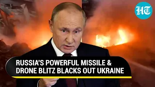 Putin Pounds Ukraine With 90 Missiles, 60 Shahed Drones; Blaze At Largest Dam, Blackout In Kharkiv