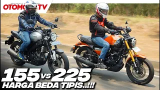 DUEL PANAS..!!! TVS RONIN vs YAMAHA XSR 155, MESIN BEDA CC HARGA BEDA TIPIS l Otomotif TV